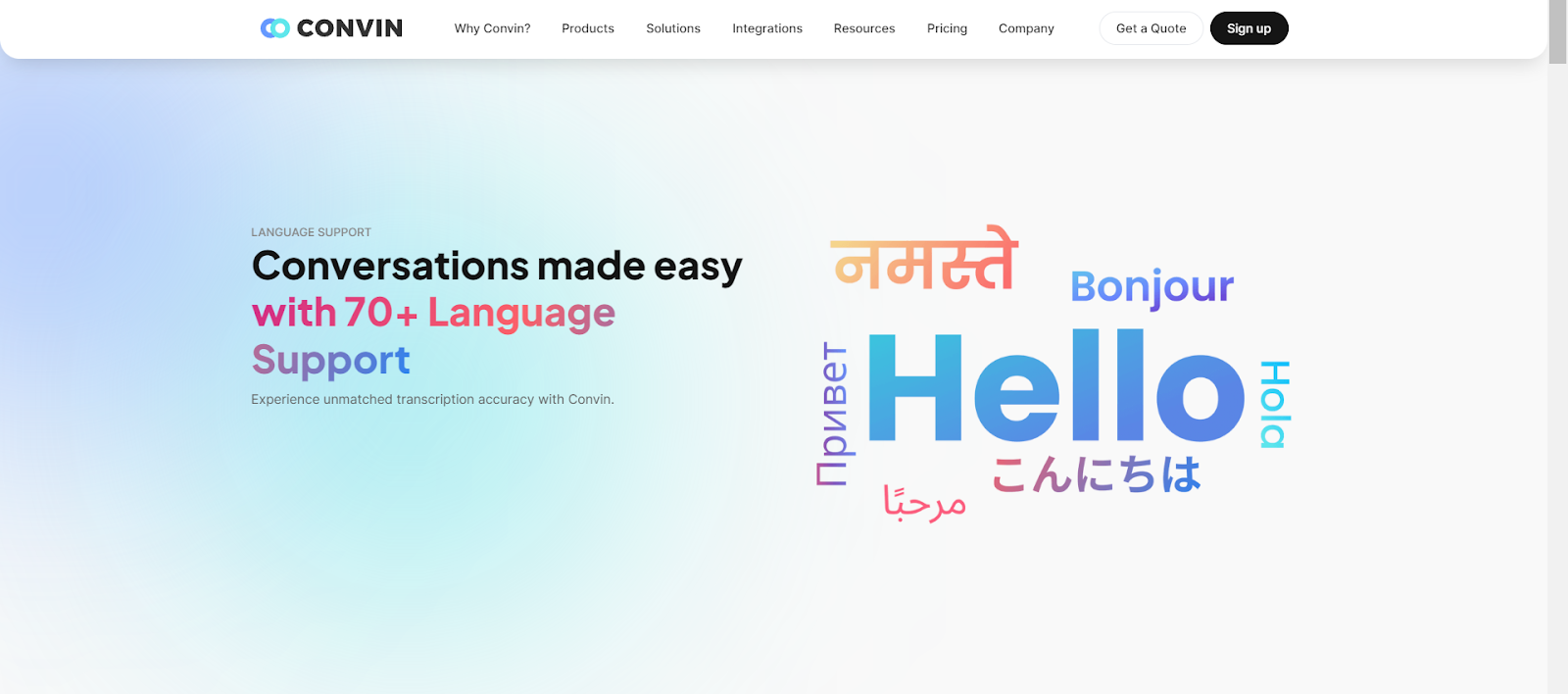 Language support by Callveriq’s Call Center Software
