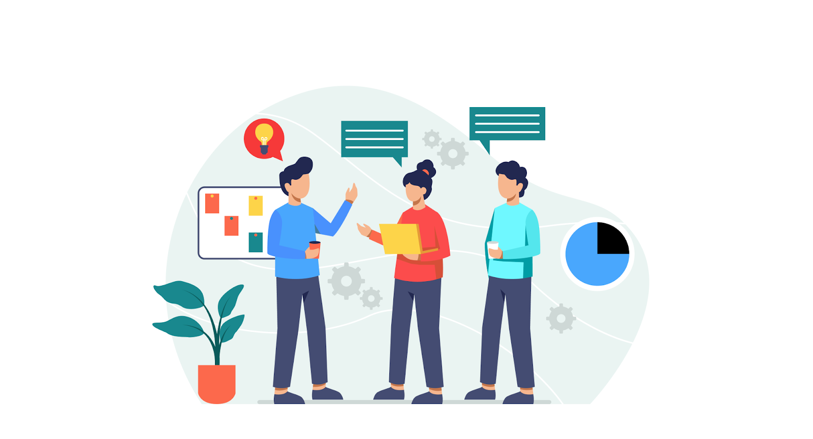 Discussion lets users solve problems on their own