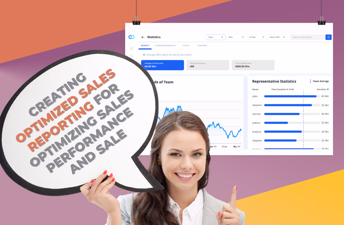 Sales reports and performance management