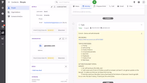 Contact center software integration