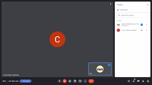 Callveriq’s Assistant Joins The Conversation When a Call Starts