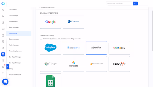 CRM Integration