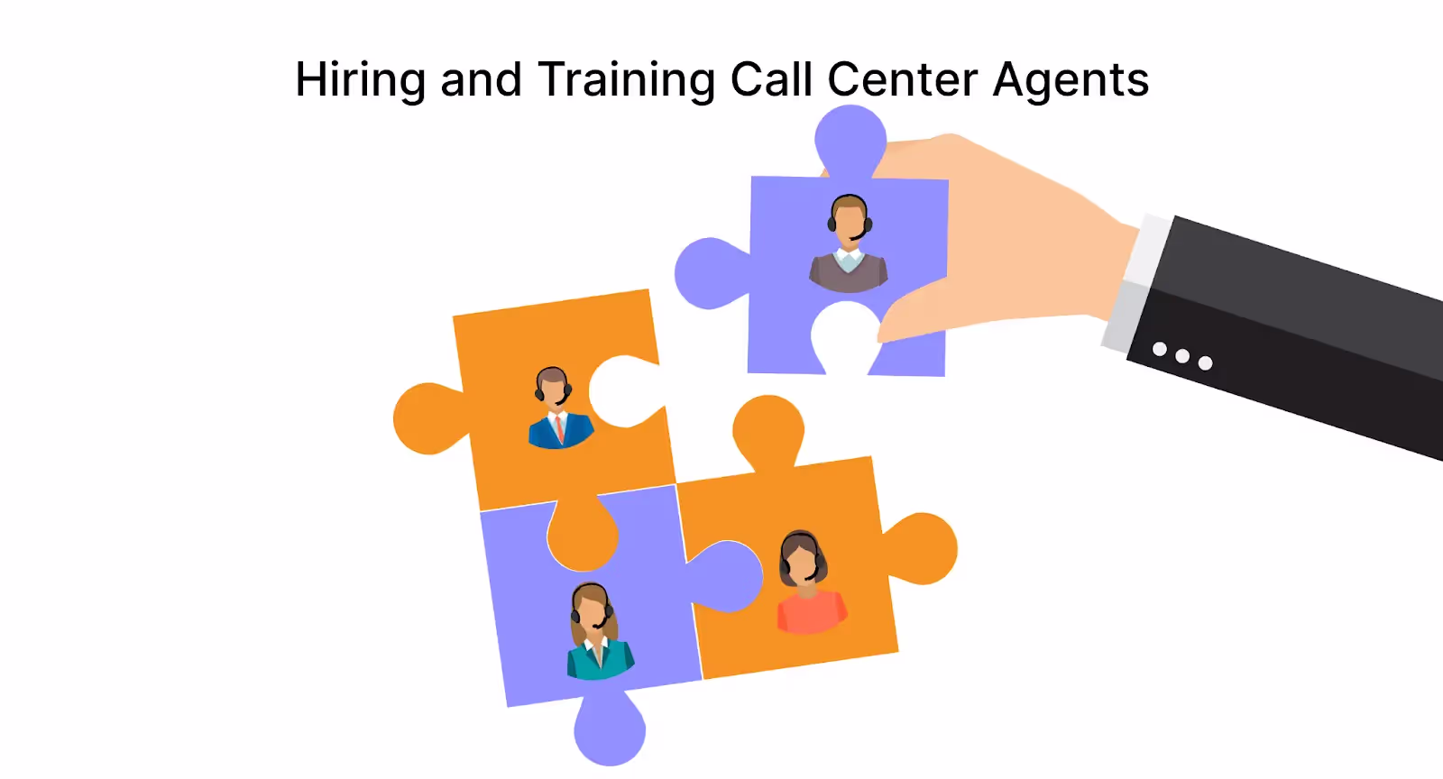 Hiring and training the right talent is critical to delivering excellent call center management.