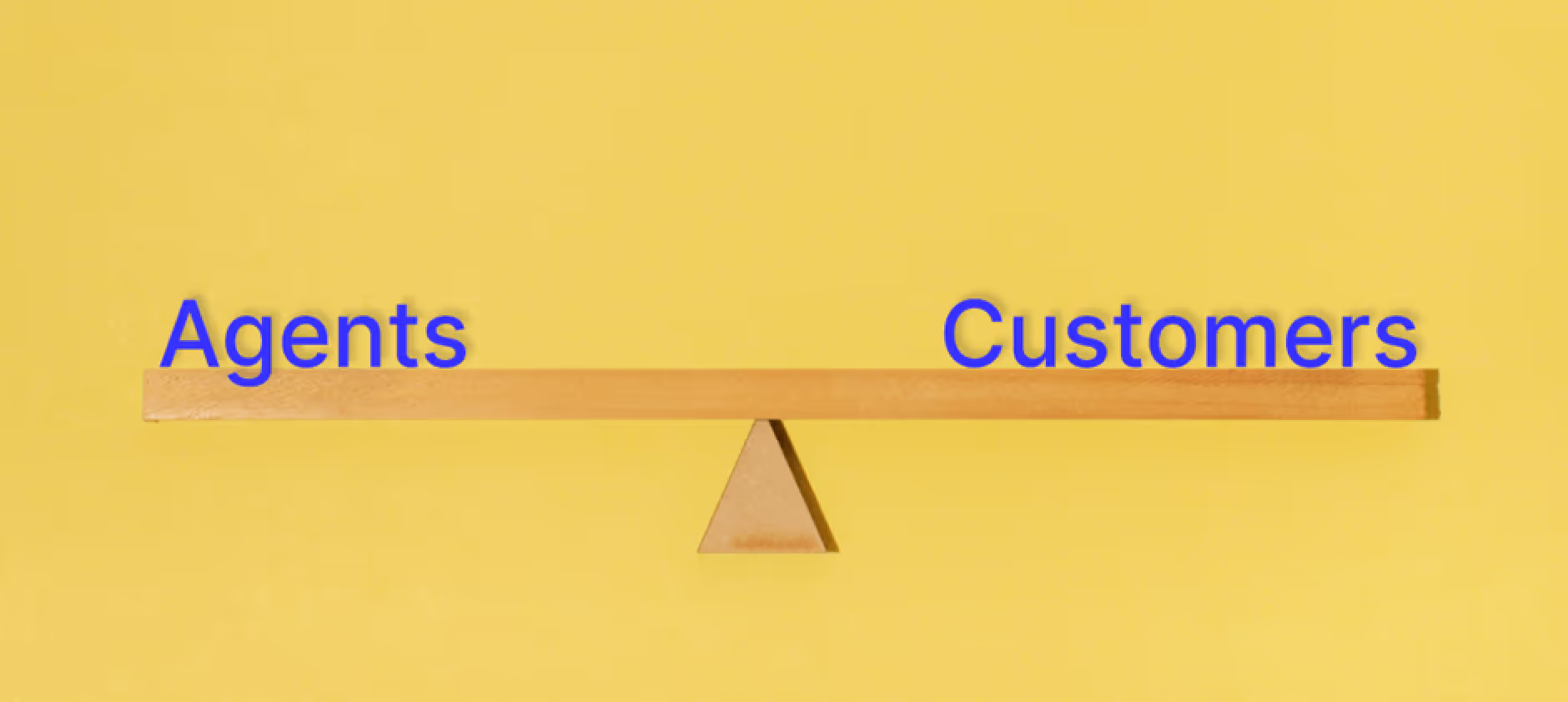 Balancing agent-customer relationship to achieve customer satisfaction.
