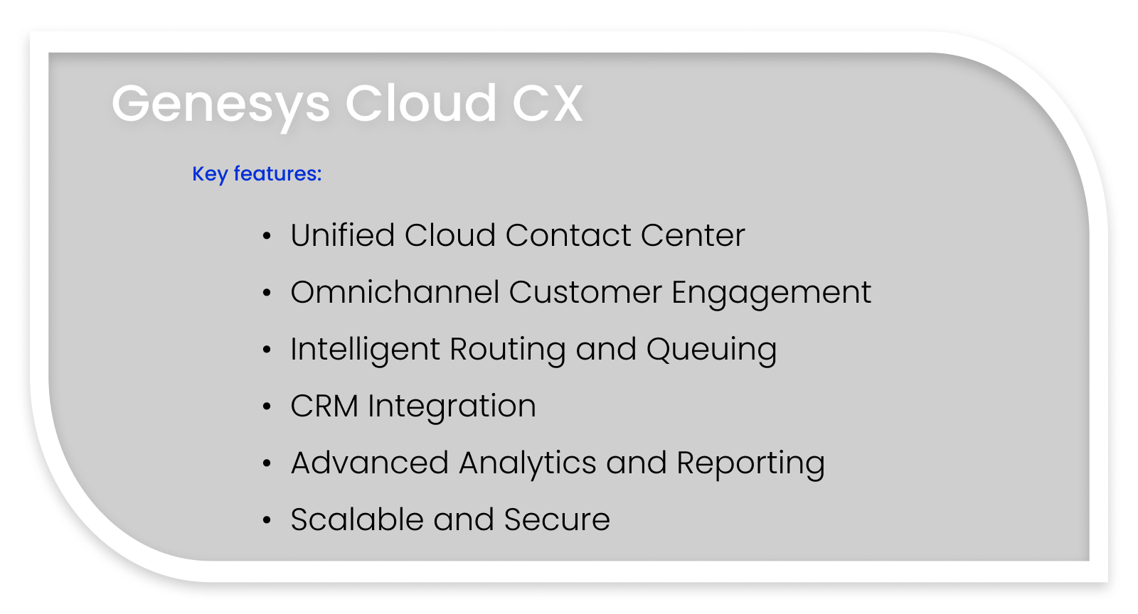 Features of Genesys Cloud CX workforce management