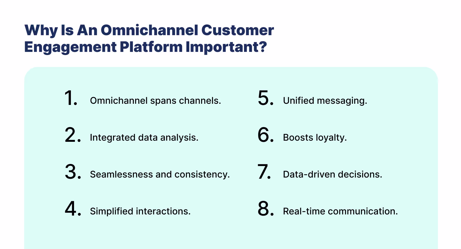 Importance of omnichannel customer engagement