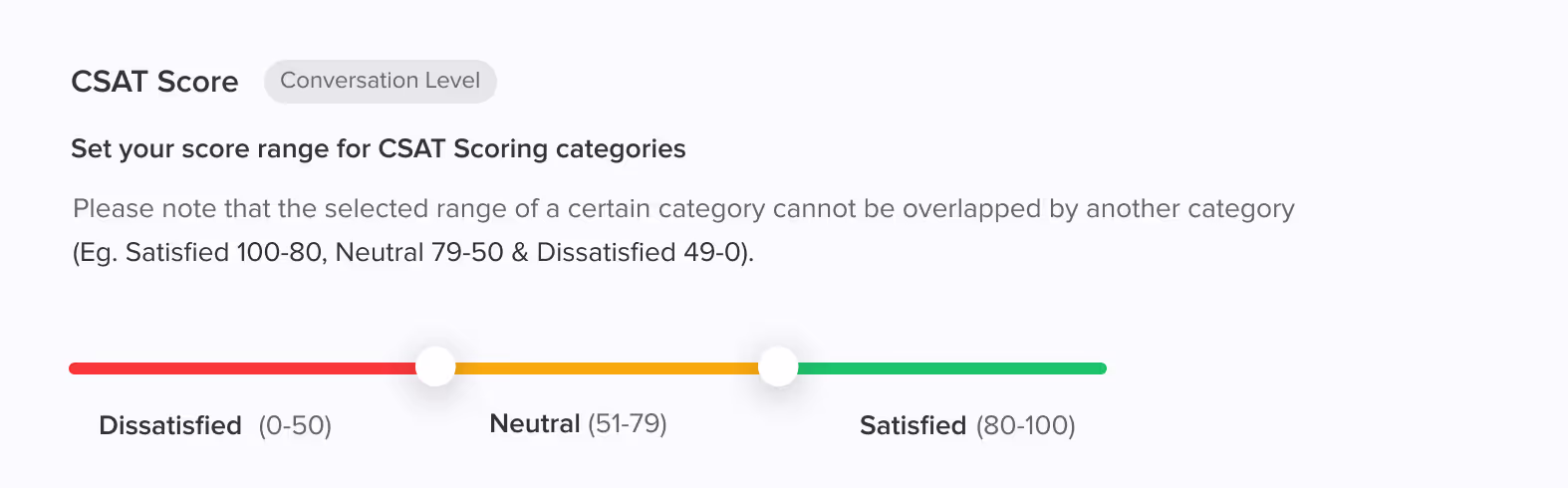How is customer satisfaction measured in Callveriq?