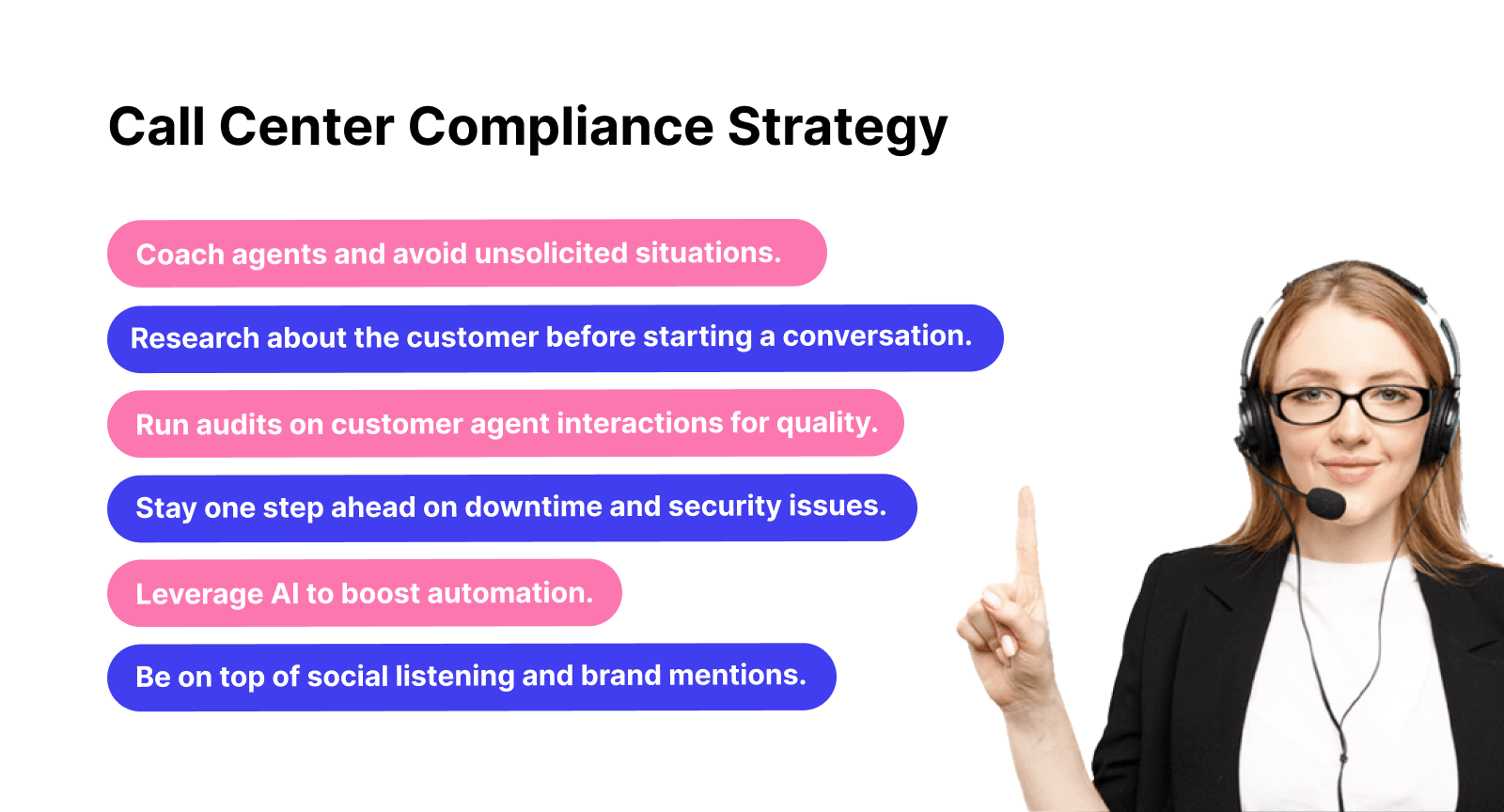Call center compliance strategy