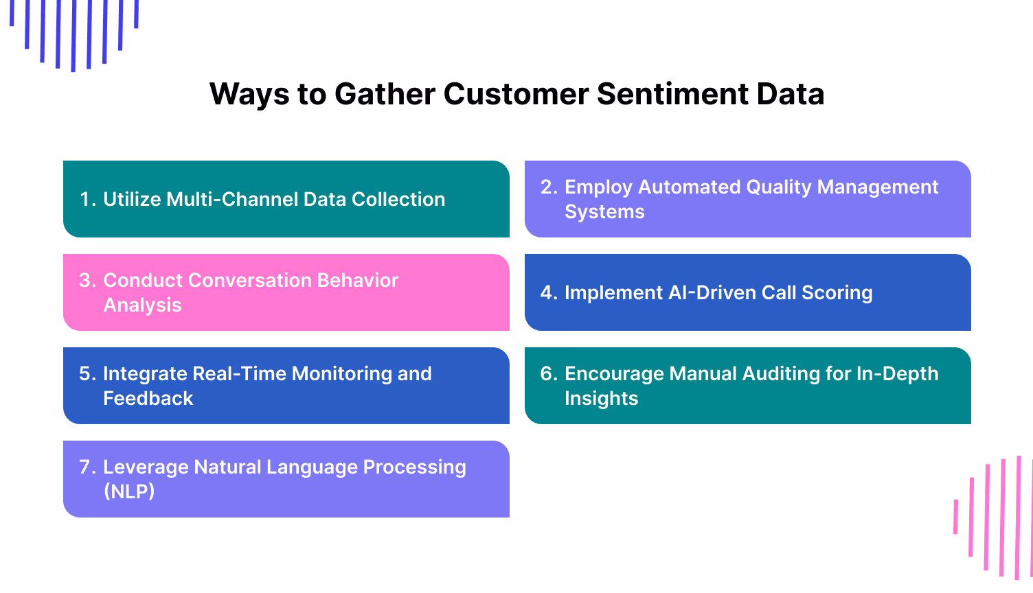 How do you gather customer sentiment?