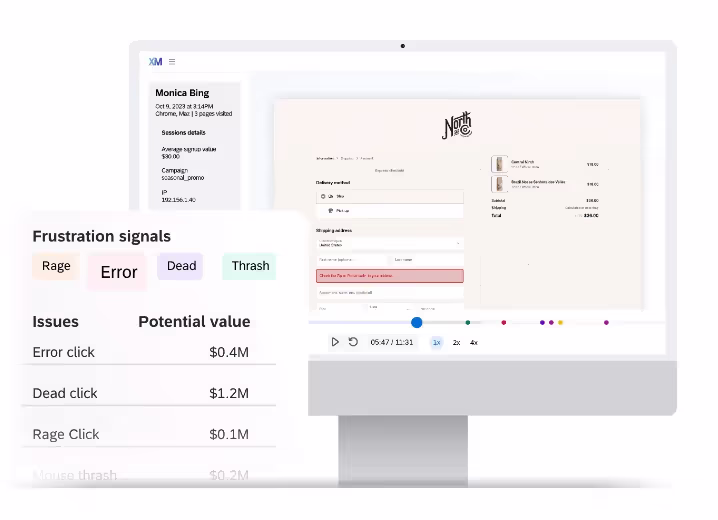 The goal is to identify and promptly address digital experience gaps