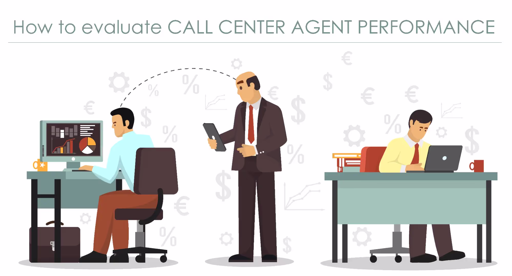 Evaluate call center agent performance