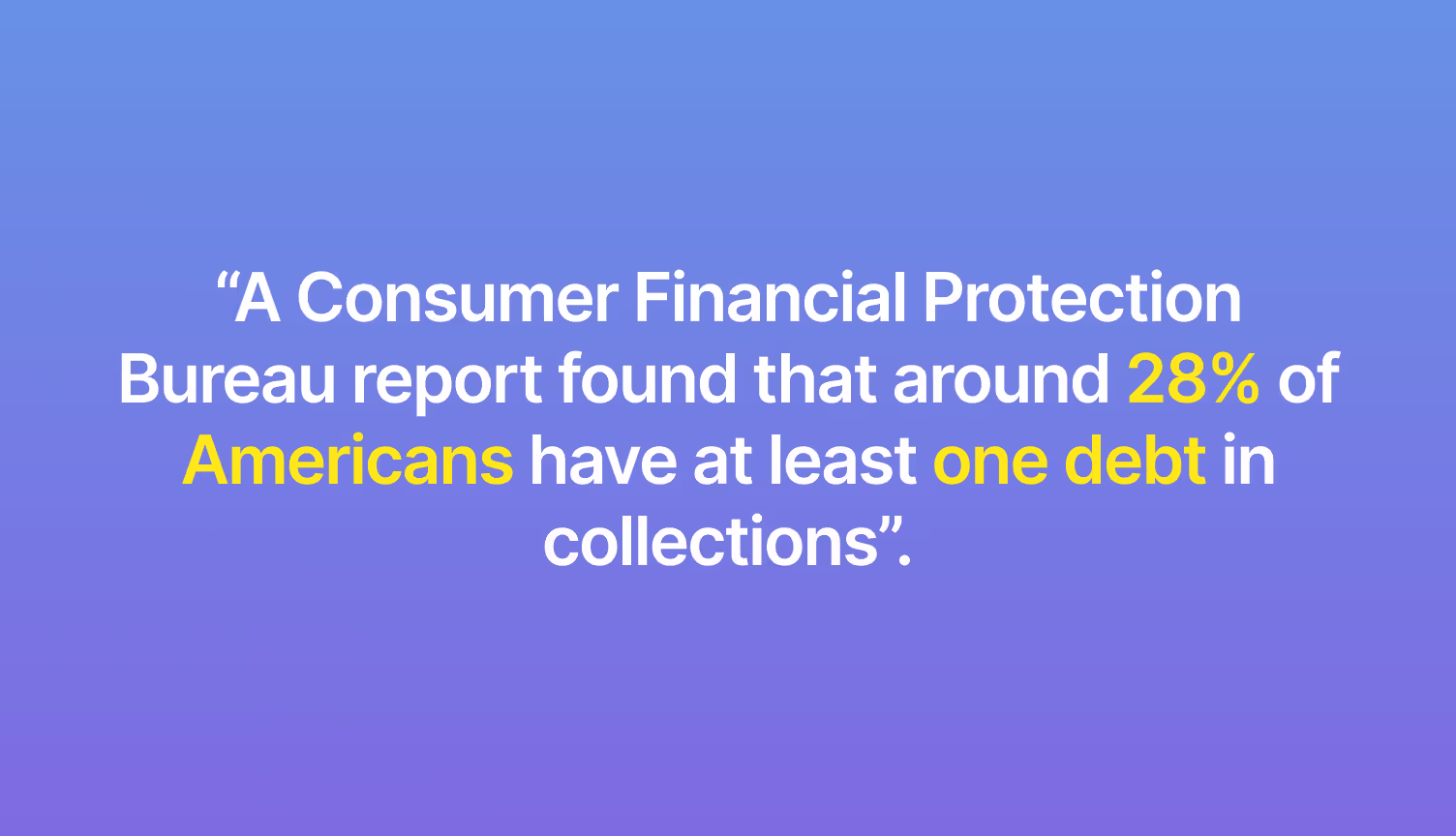 Debt recovery information by Consumer Financial Protection Bureau report