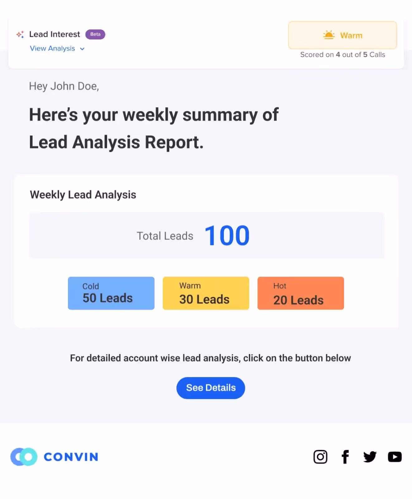 Hot leads examples