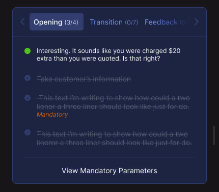 Interactive script guidance in Callveriq’s AI Agent Assist