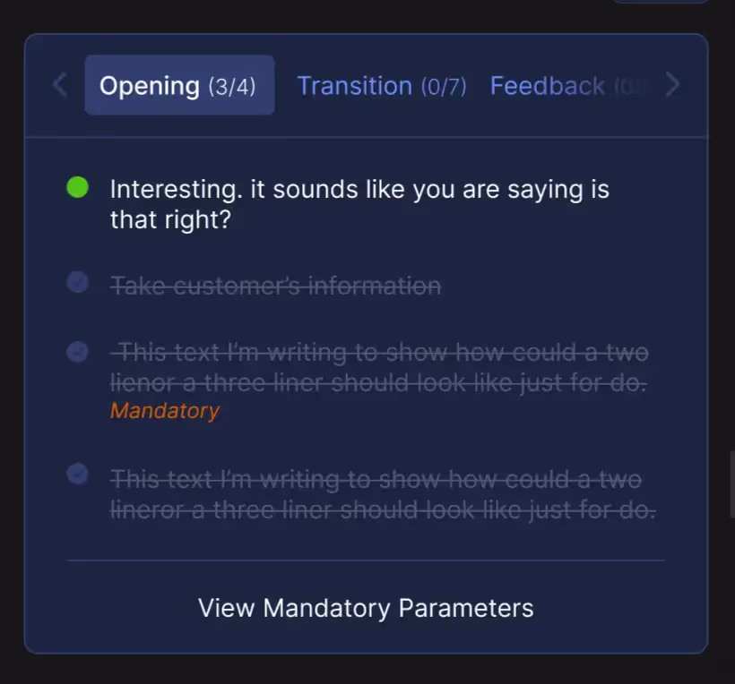 Callveriq’s interactive script