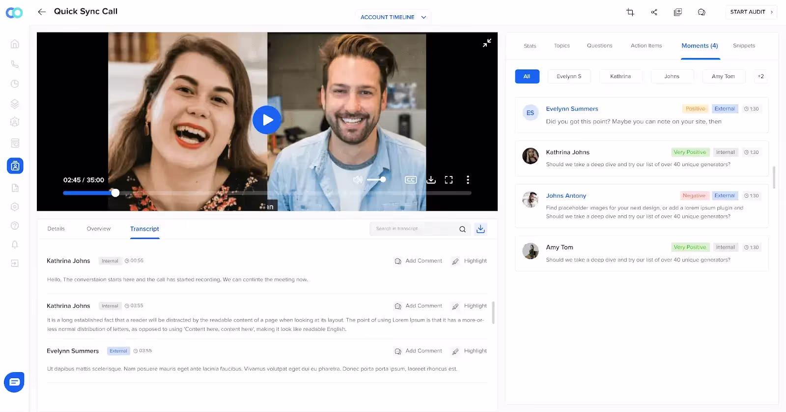 Speech analytics software for voice-to-text transcription and analysis