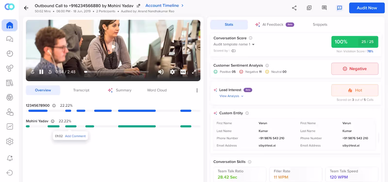 Automated quality assurance using generative AI