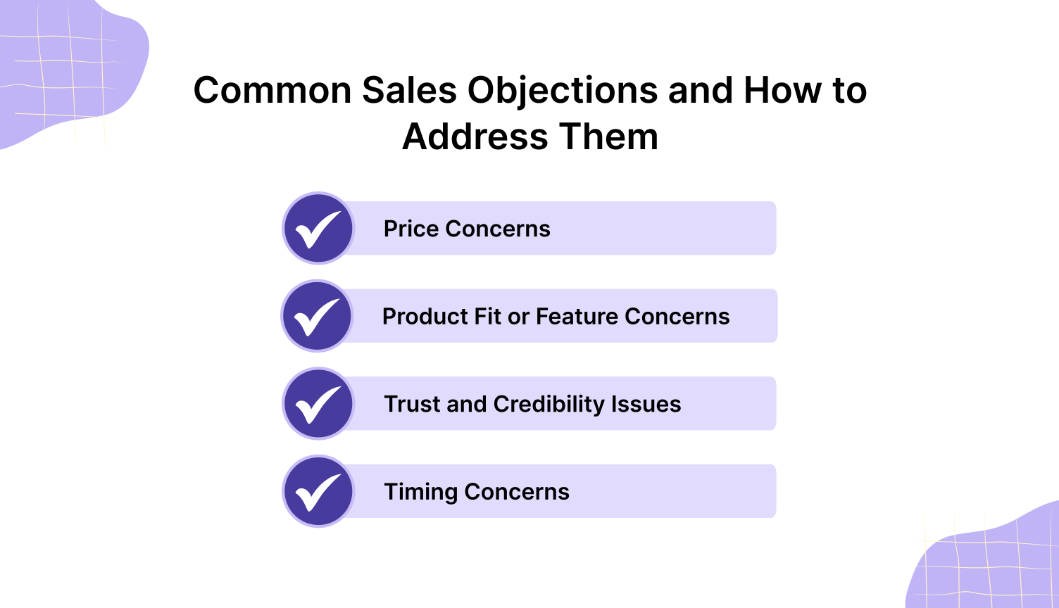 Finding the most recurrent sales objections