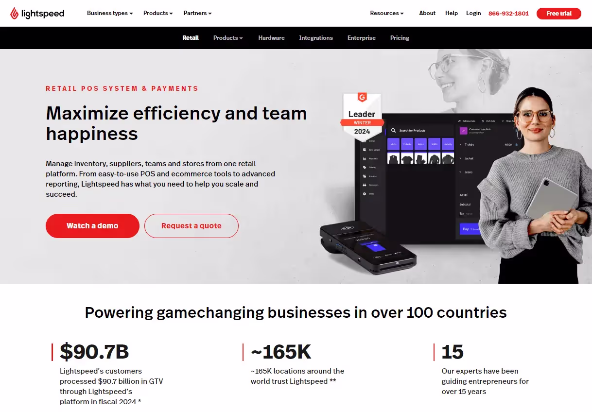 Lightspeed Product Page