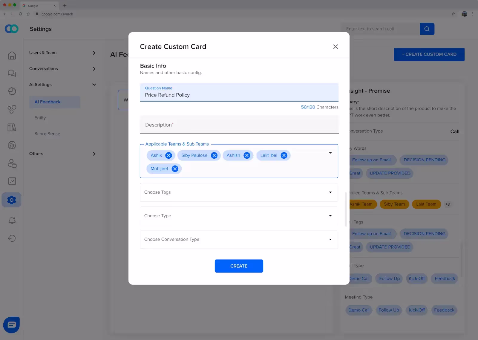 Real-time Analytics and Feedback through Callveriq