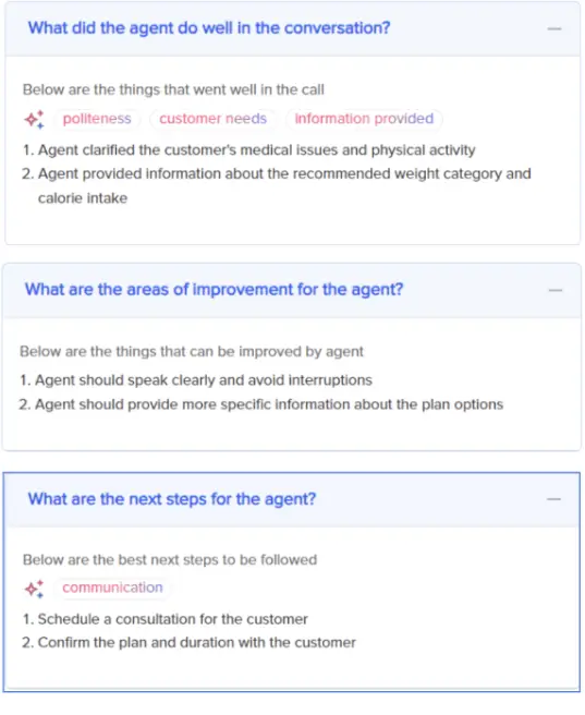 Email quality monitoring feedback