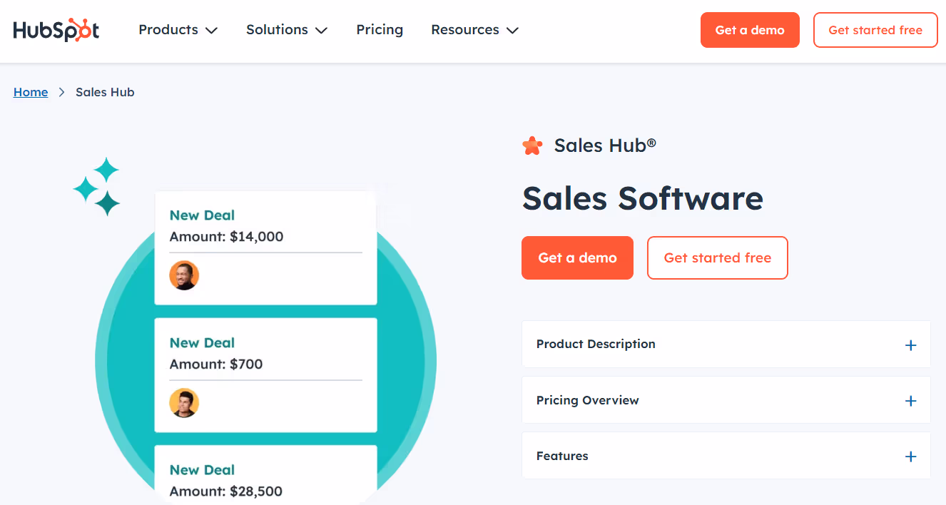 Hubspot Sales Software