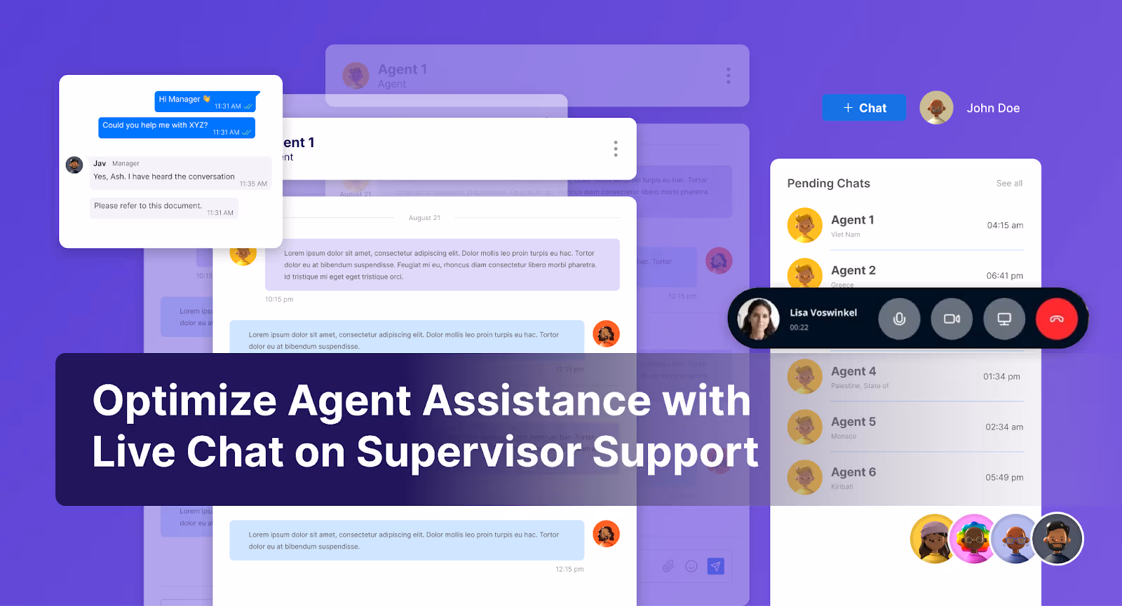 Optimize Agent Assistance with Live Chat on Supervisor Support