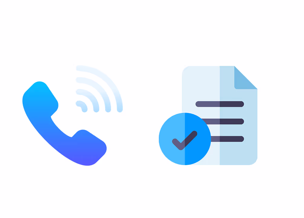 Sales team using call logging software to record and analyze conversations