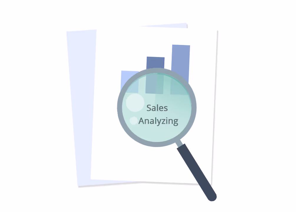 Sales team analyzing performance data using sales engagement software to optimize their sales enablement strategy