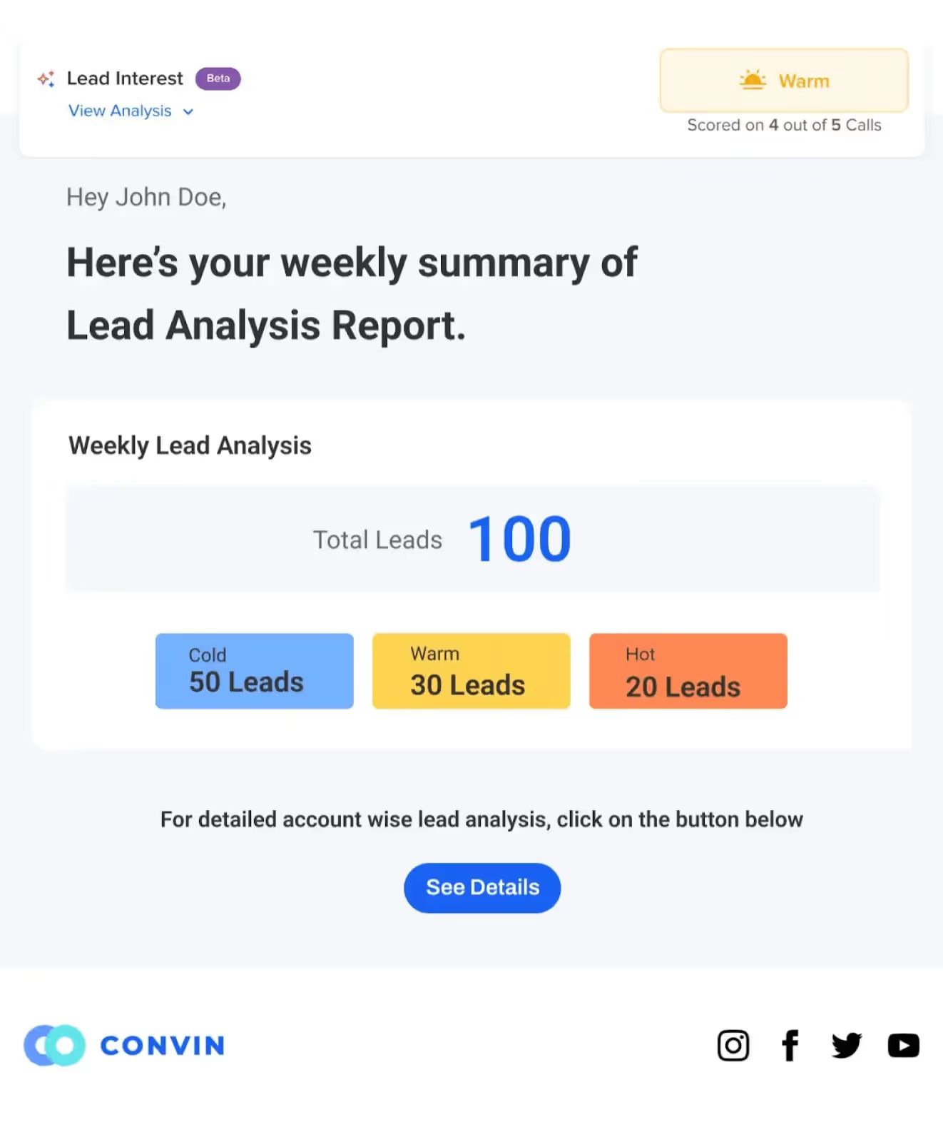 Automated lead qualification using Callveriq's lead interest tool
