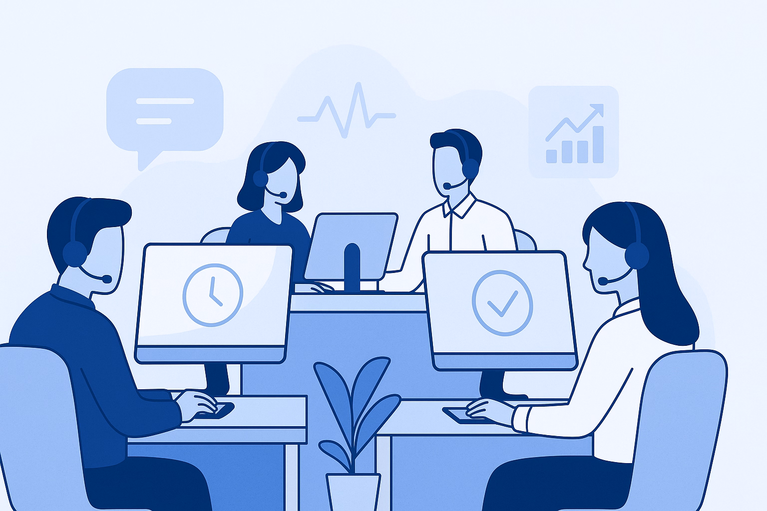Best Practices to Optimize Average Handle Time in Busy Call Centers