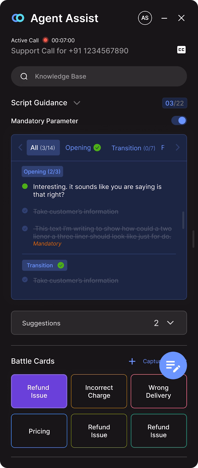 Agents on live calls are supported, and real-time Agent Assist helps deal with customer service burnout