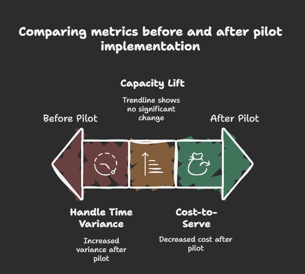 Visuals that matter for conversational AI insurance pilot implementation