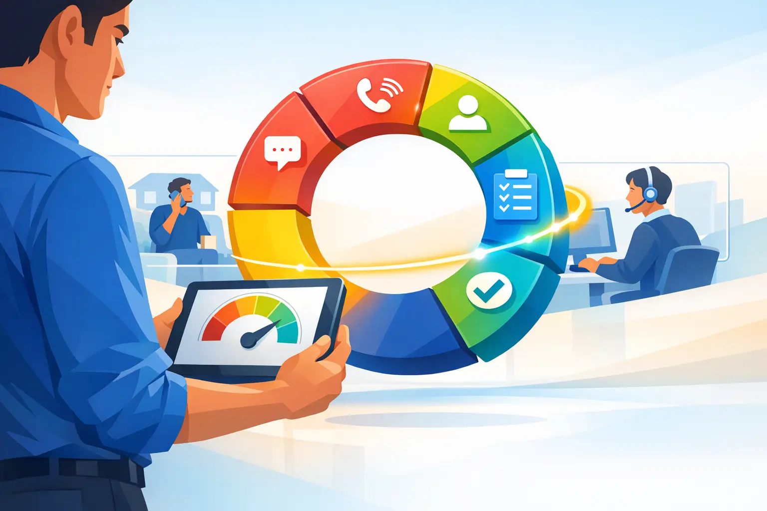 Customer Satisfaction Score System Using AI Phone Calls