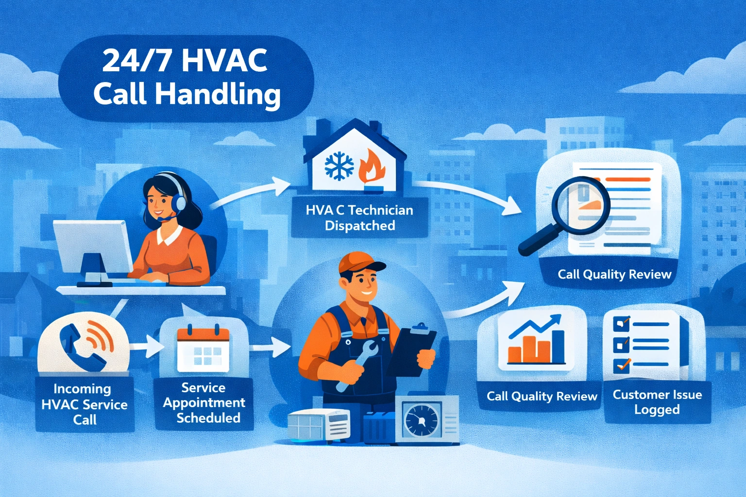 HVAC Call Answering Service Explained: Why AI Is Taking Over