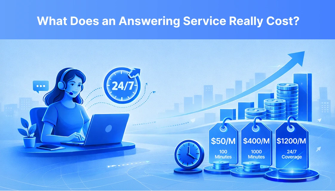 Answering service cost per month by call volume and coverage hours
