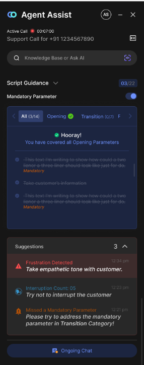 real time agent assist by Conivn for better call handling