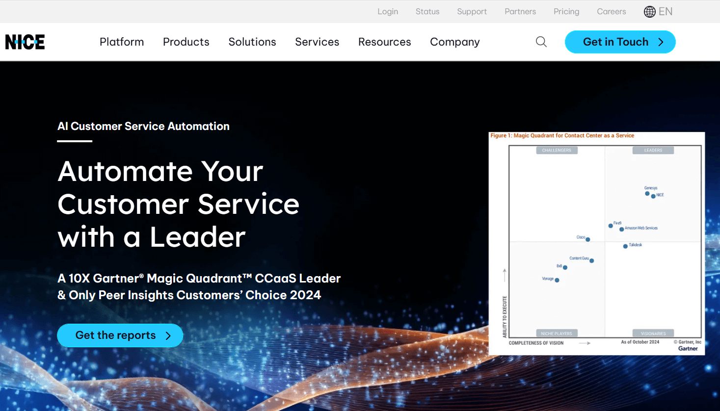 Optimize customer interactions with NICE CXone, the all-in-one call center software