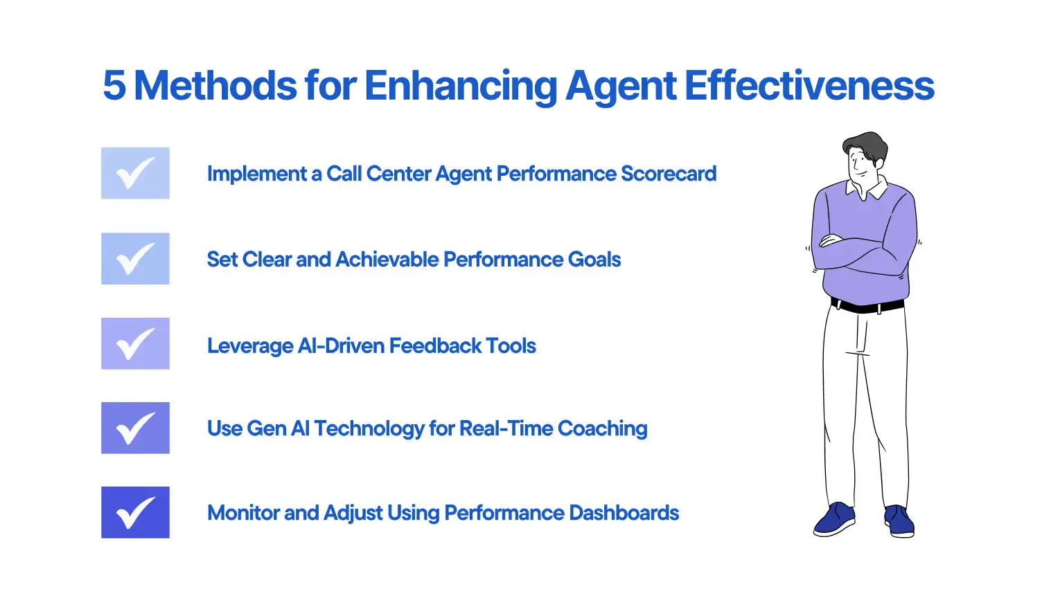 Strategies for enhancing agent efficiency derived from AI for decision making