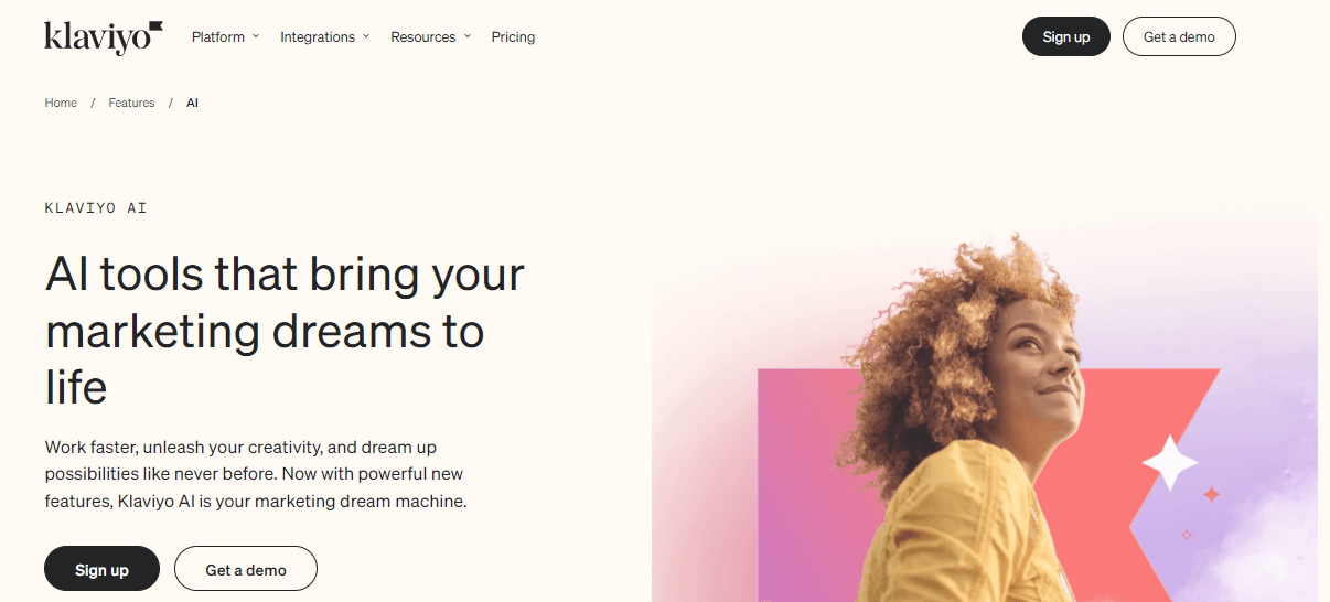 Klaviyo Product Page