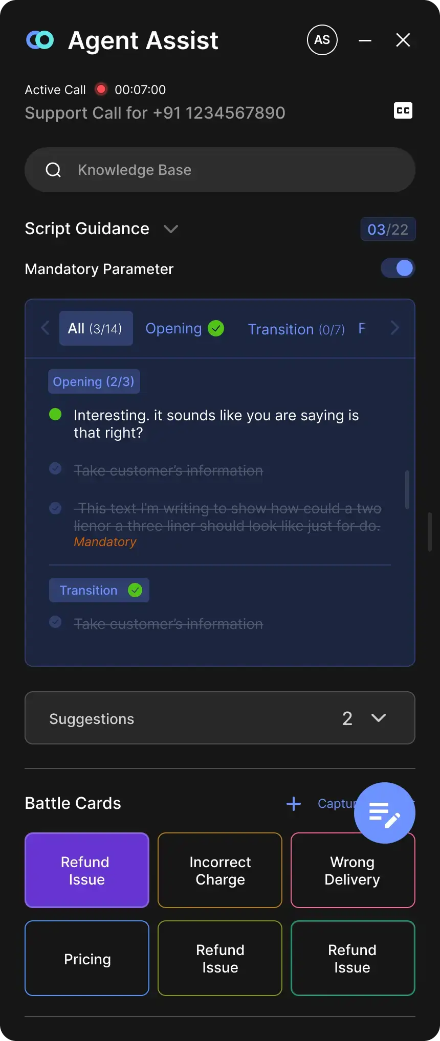 Callveriq’s Agent Assist using Generative AI