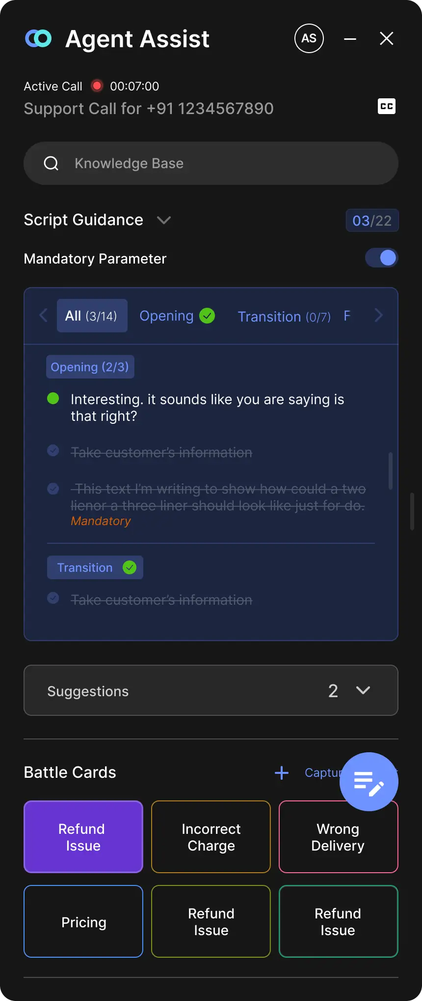 Callveriq’s Agent Assist using Generative AI