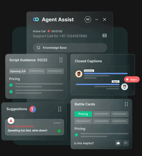 Boost agent productivity with Callveriq’s real-time Agent Assist