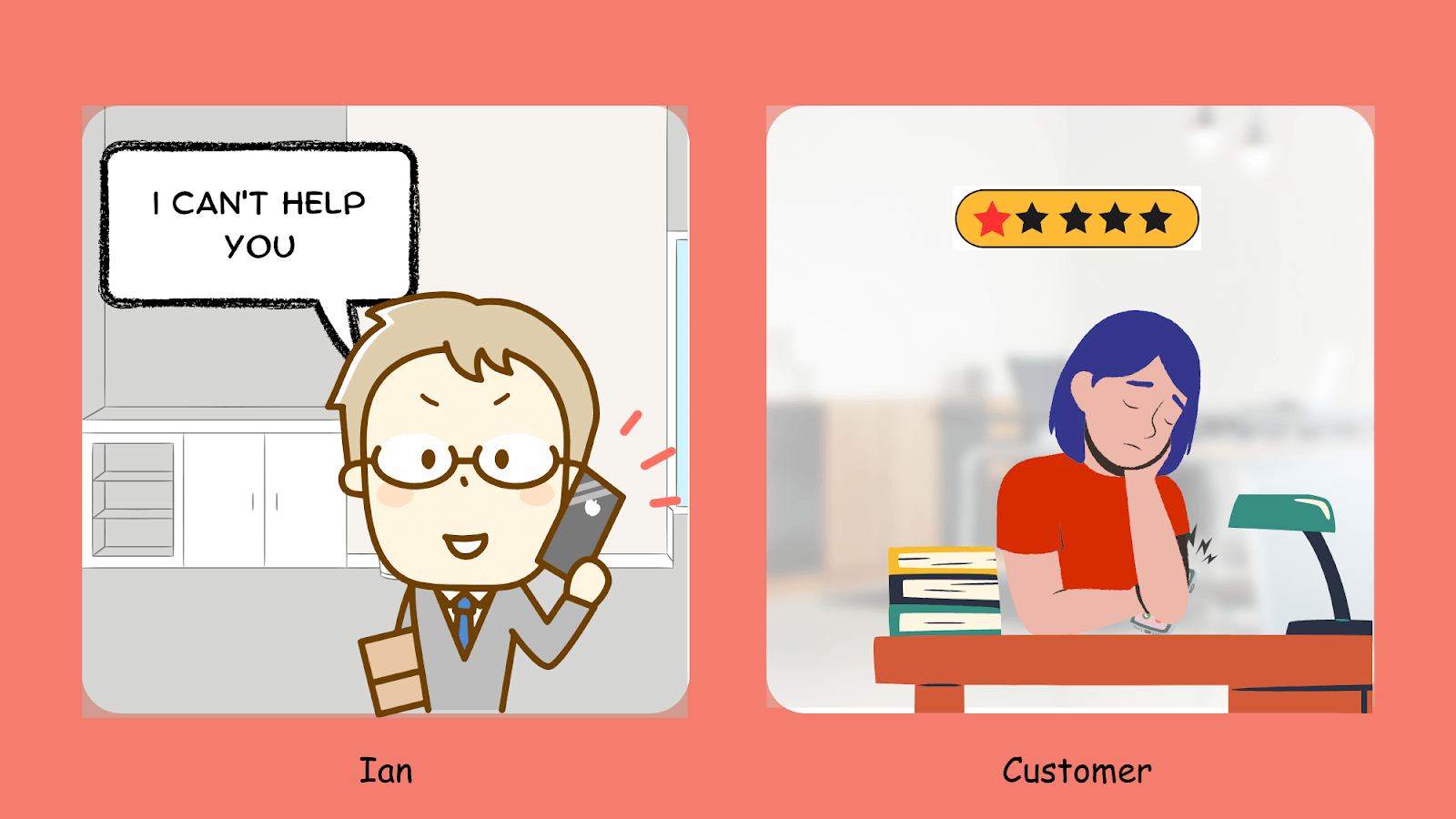 Empathy statements for customer service email