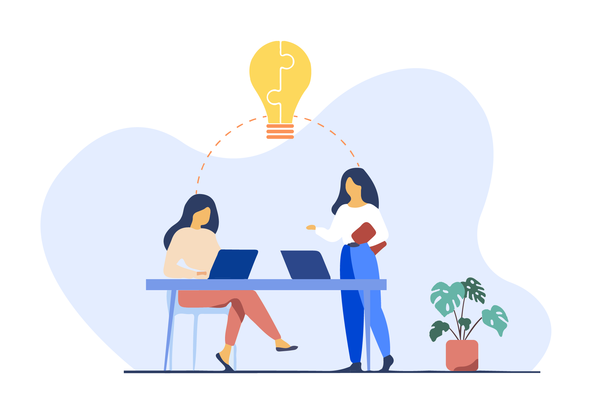 Both teams must have access to content and exchange customer information on the platform