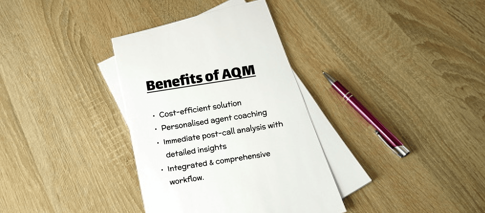 Benefits of AQM over traditional quality management