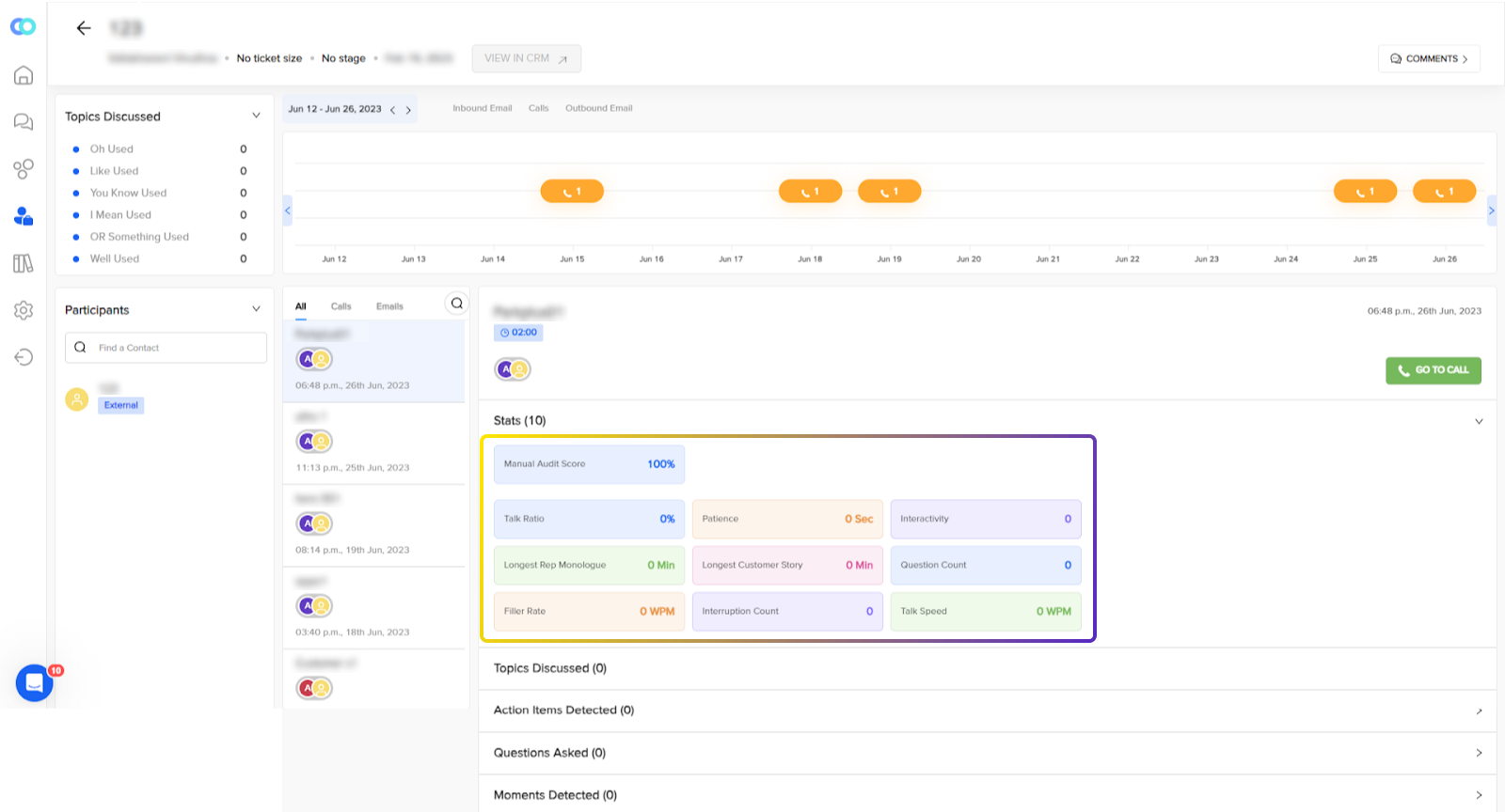 Contact center reporting software