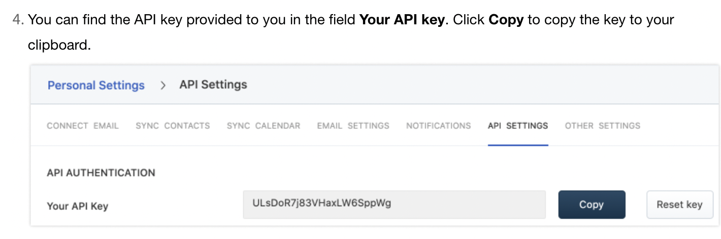 Freshworks API Key