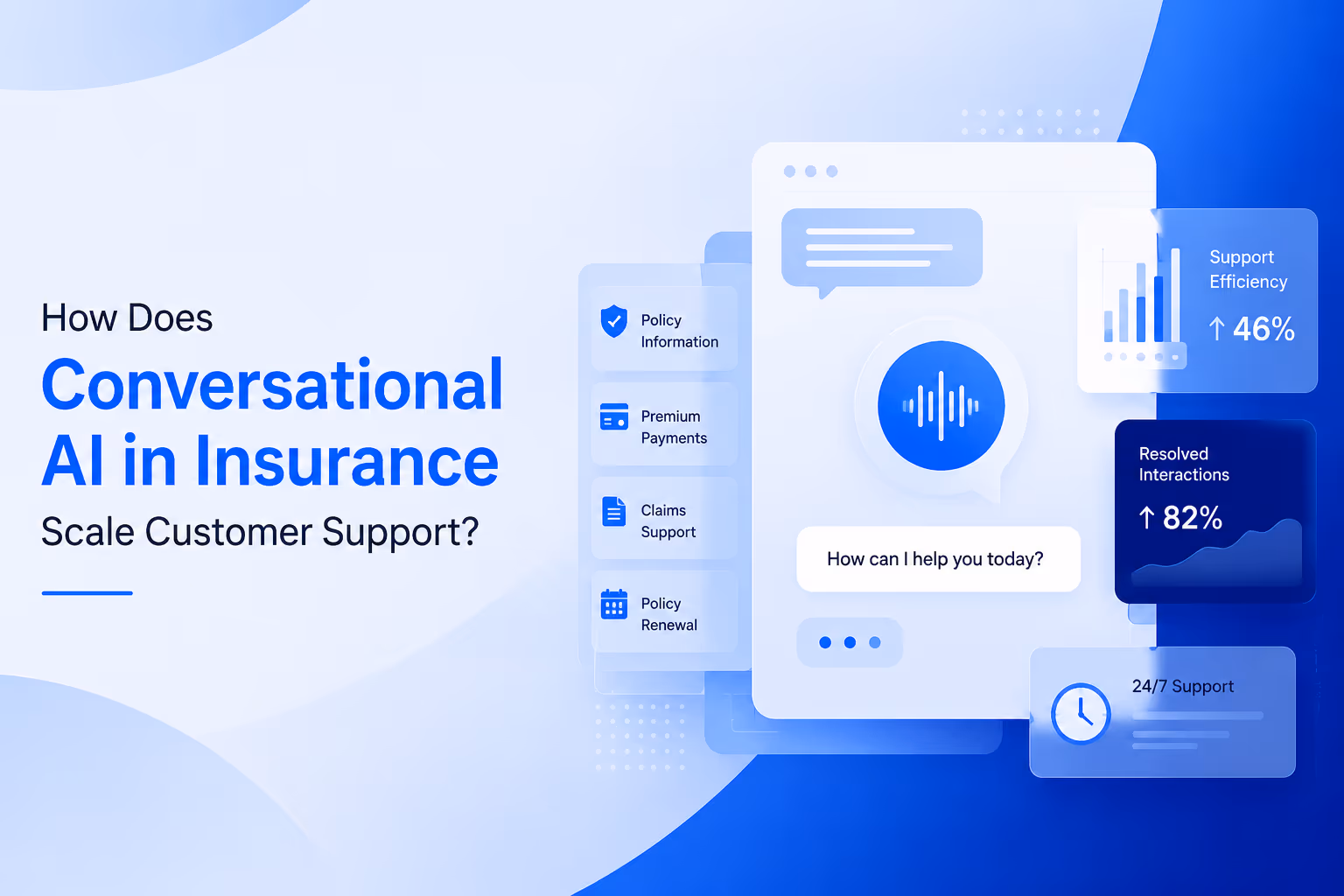 Conversational AI in insurance customer support