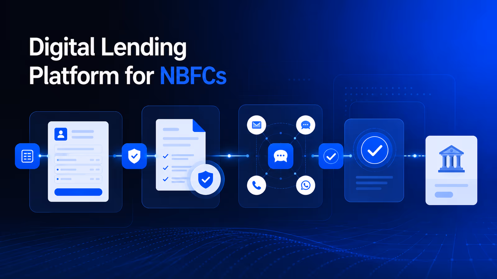 Digital lending platform illustration